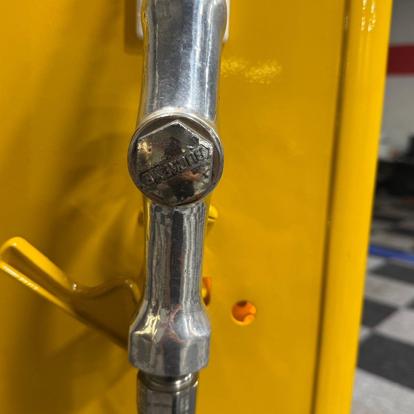 Restored Gilbert & Barker 105 Clock Face Gas Pump