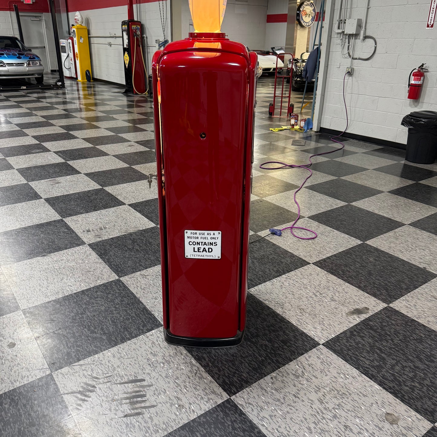 Original & Restored - 1940's era Bennett Gas Pump