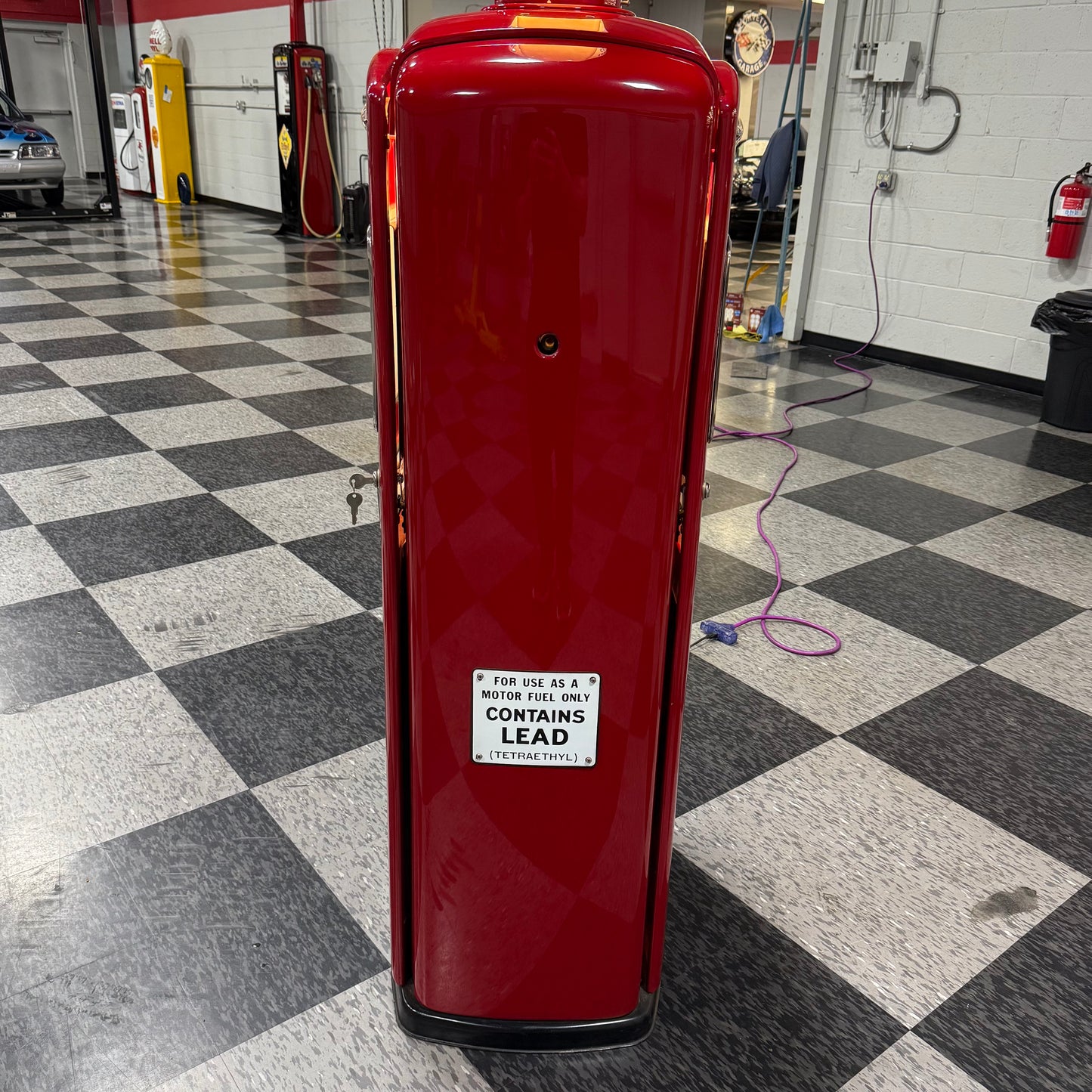 Original & Restored - 1940's era Bennett Gas Pump