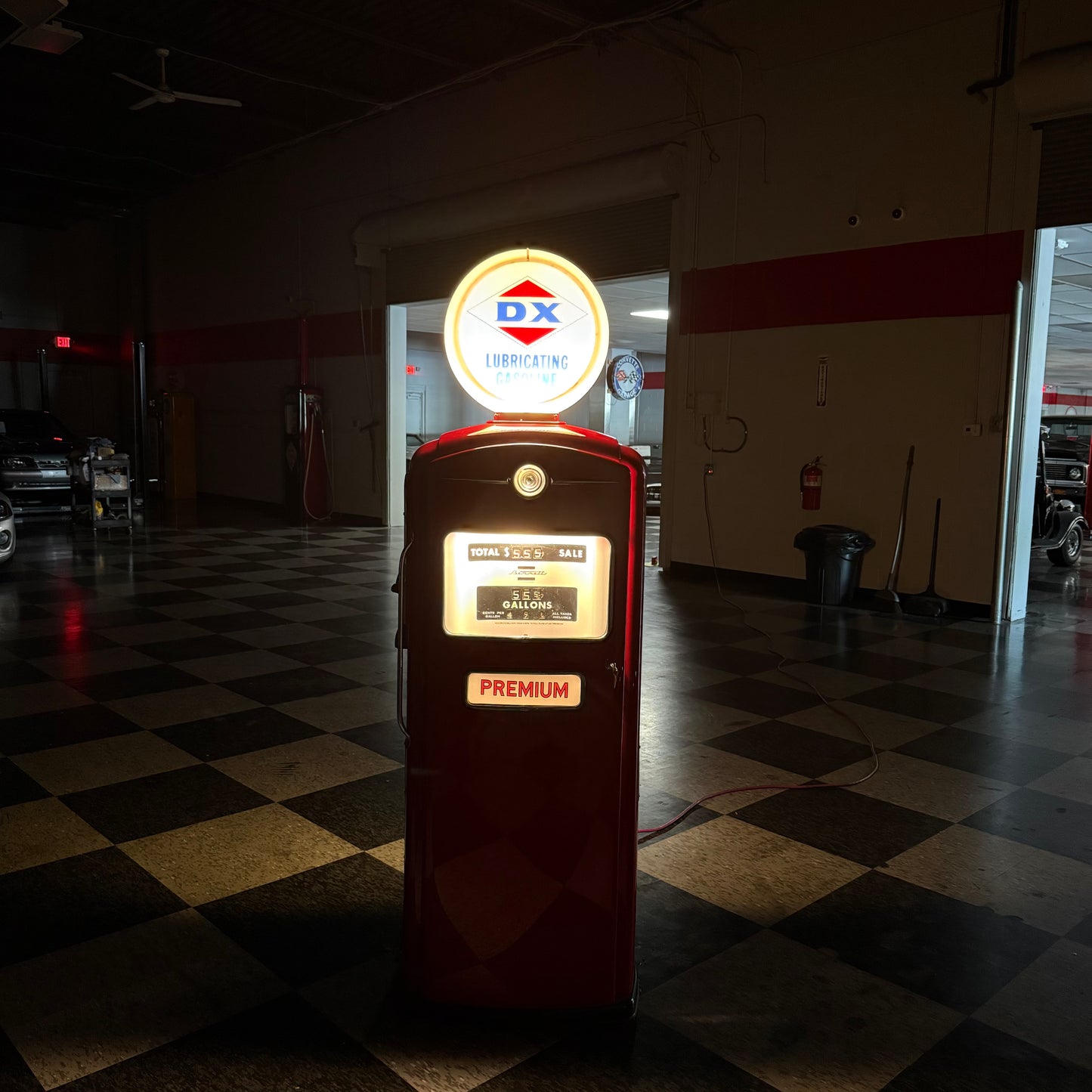 Original & Restored - 1940's era Bennett Gas Pump