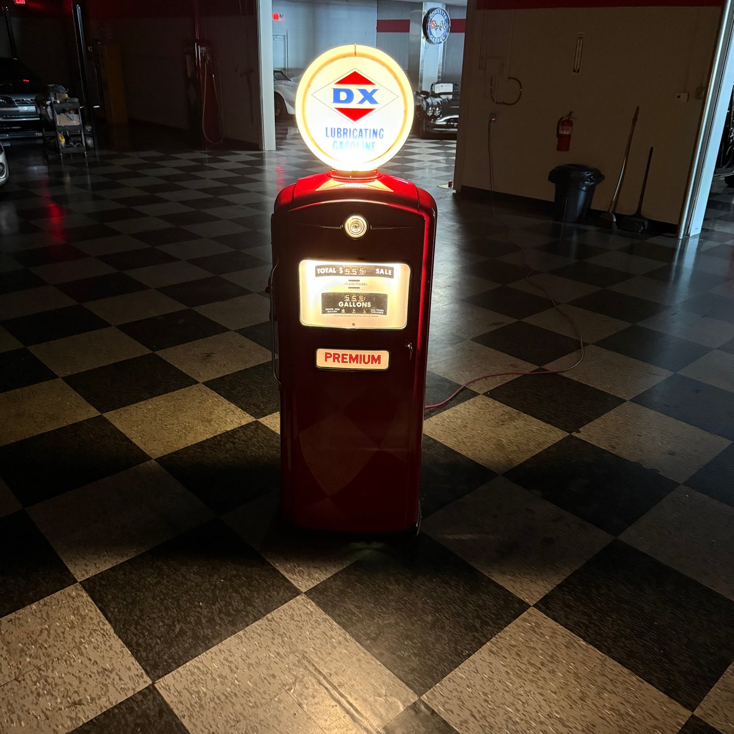 Original & Restored - 1940's era Bennett Gas Pump