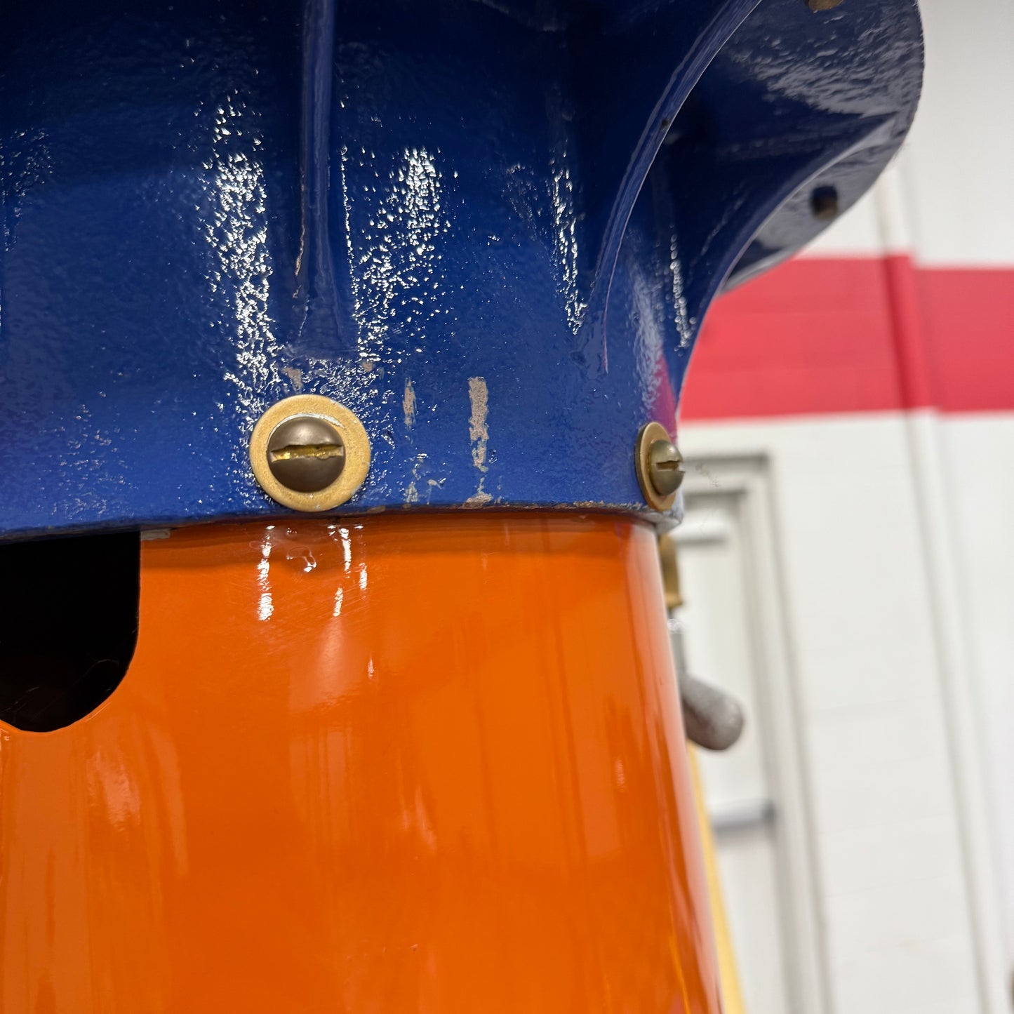 Restored 1924 Wayne Visible Gas Pump - Gulf Theme