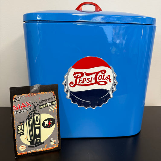 Original 1960's Pepsi-Cola Carry Along Cooler