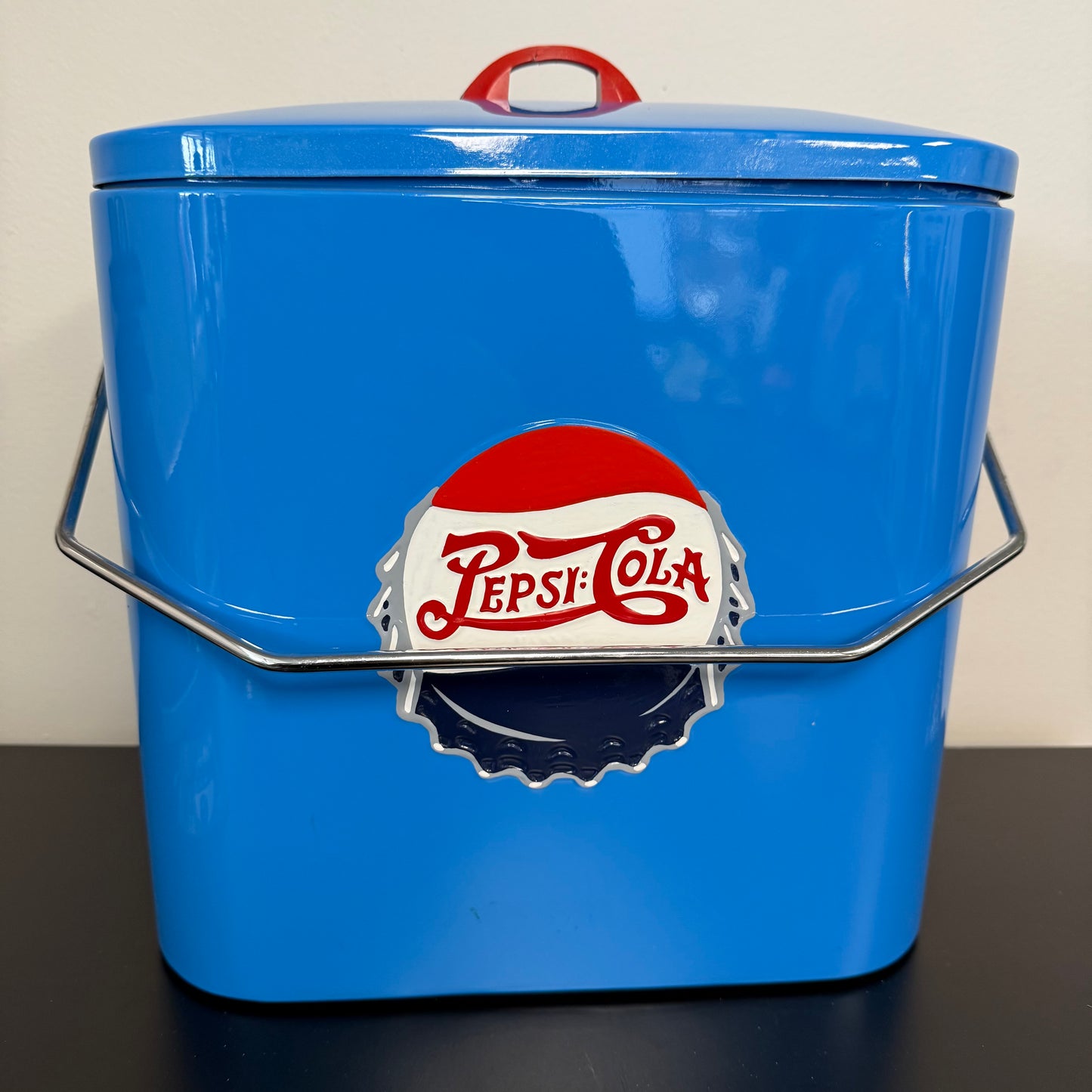 Original 1960's Pepsi-Cola Carry Along Cooler
