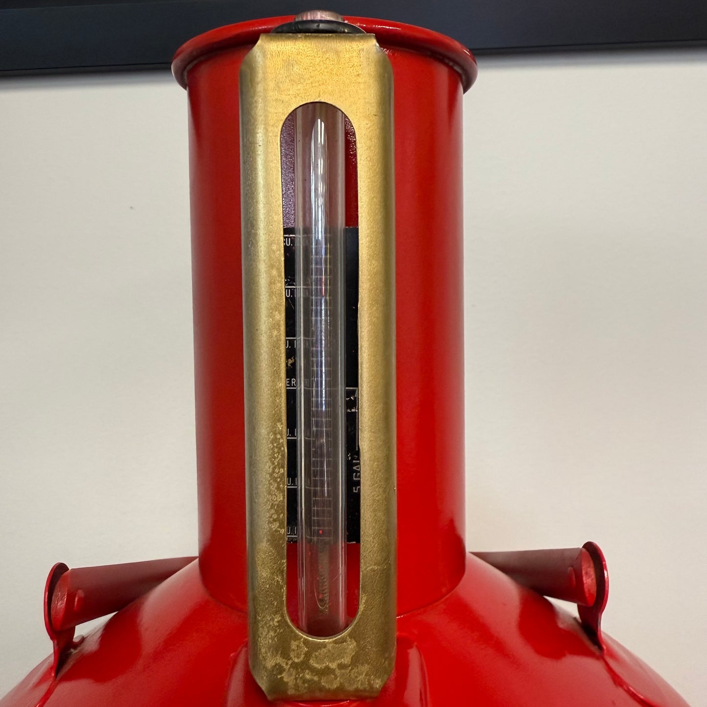 Brookins Vintage 5 Gallon Gas Can Refinished - Standard Oil Company Theme