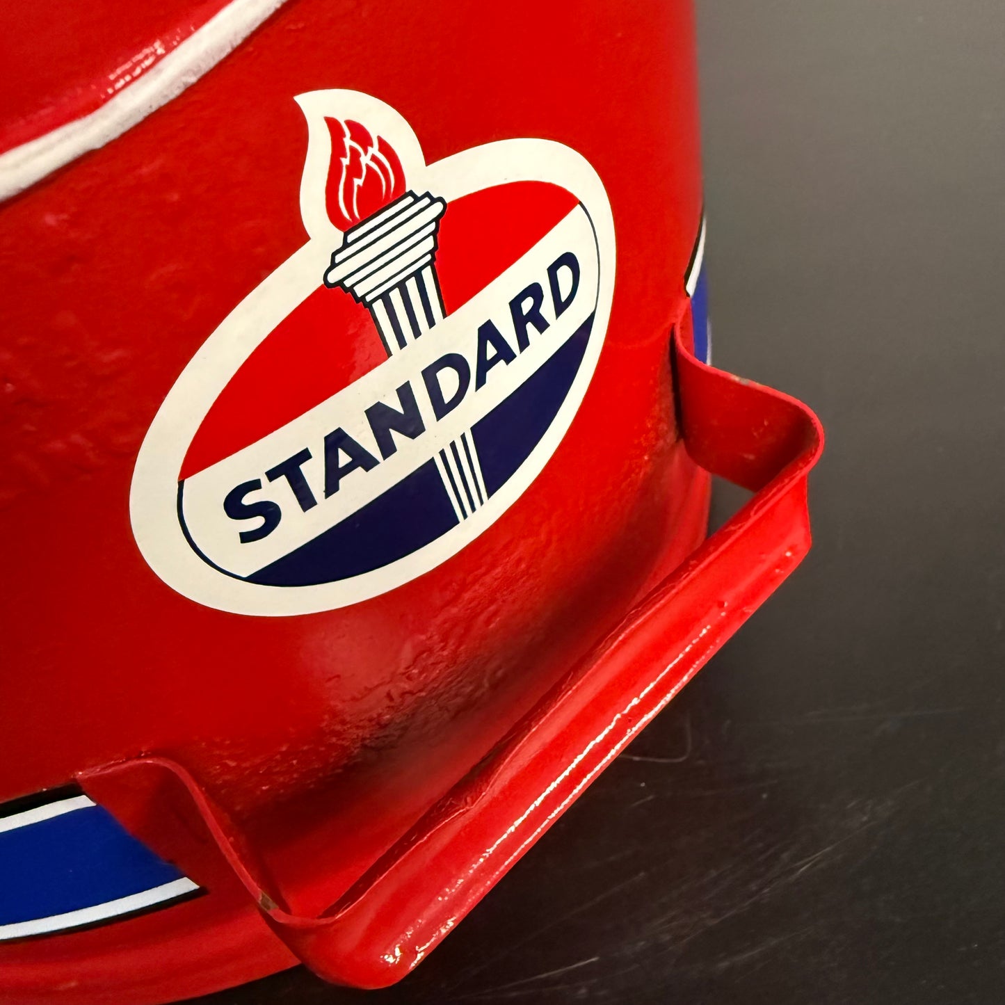 Brookins Vintage 5 Gallon Gas Can Refinished - Standard Oil Company Theme