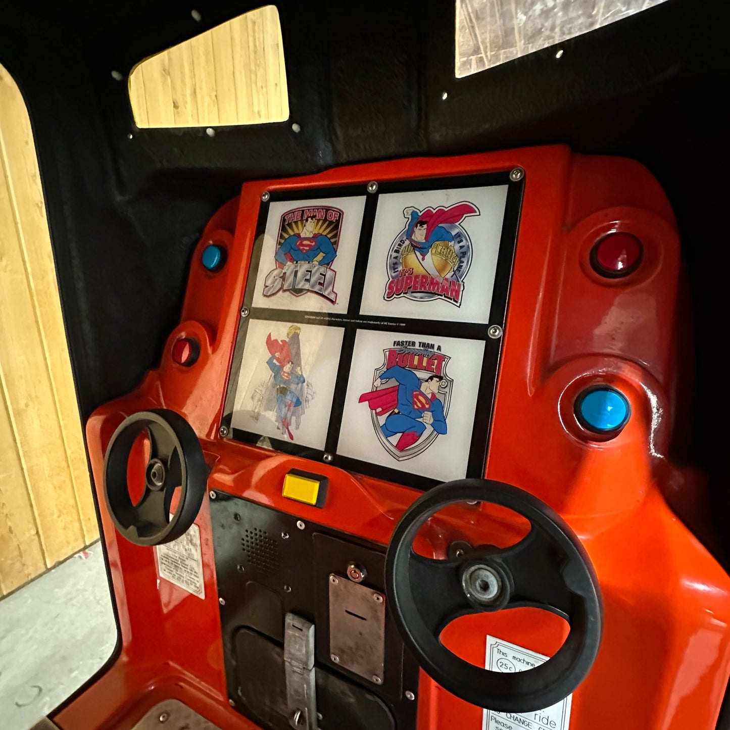 Jolly Roger Man of Steel Kiddie Ride