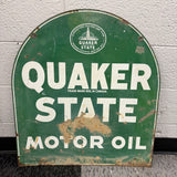 Vintage Quaker State PA Tin Sign
