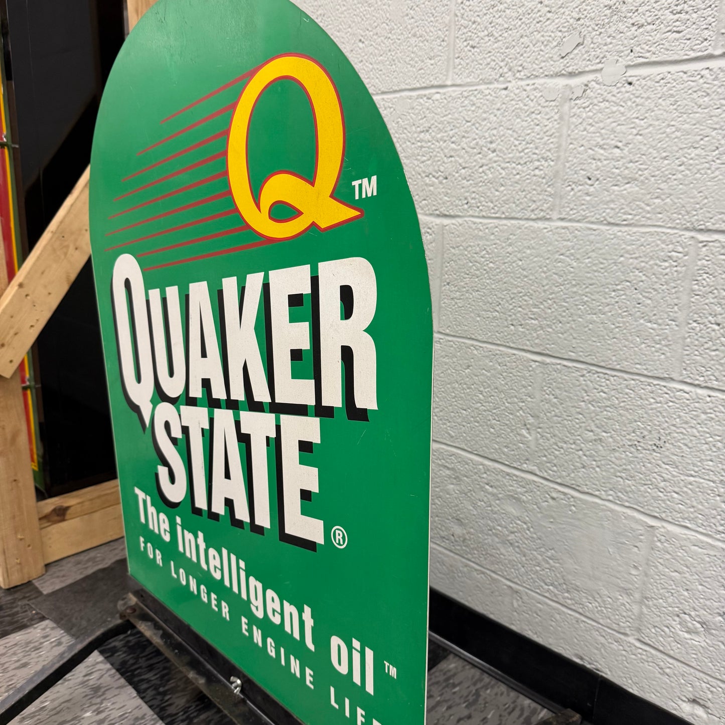 Quaker State Motor Oil Street Talker Sign