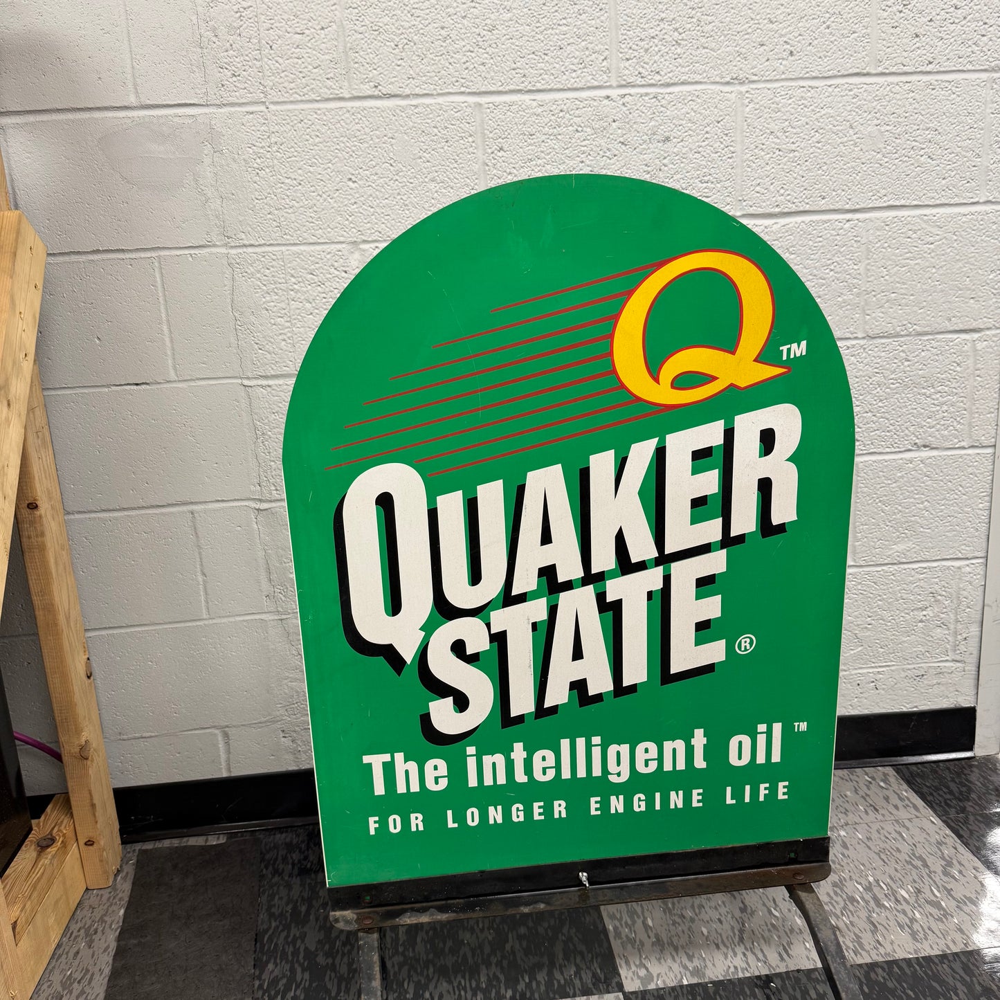 Quaker State Motor Oil Street Talker Sign