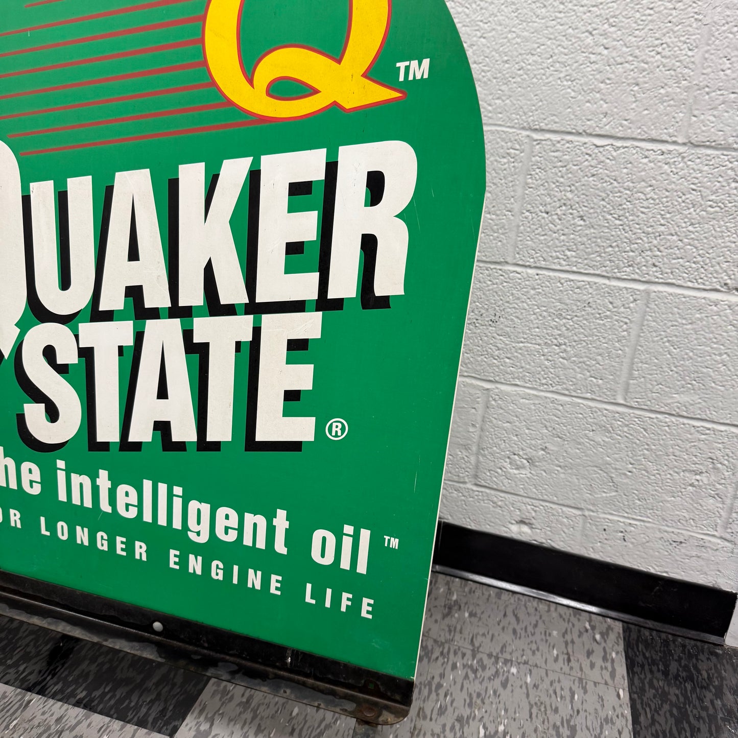 Quaker State Motor Oil Street Talker Sign
