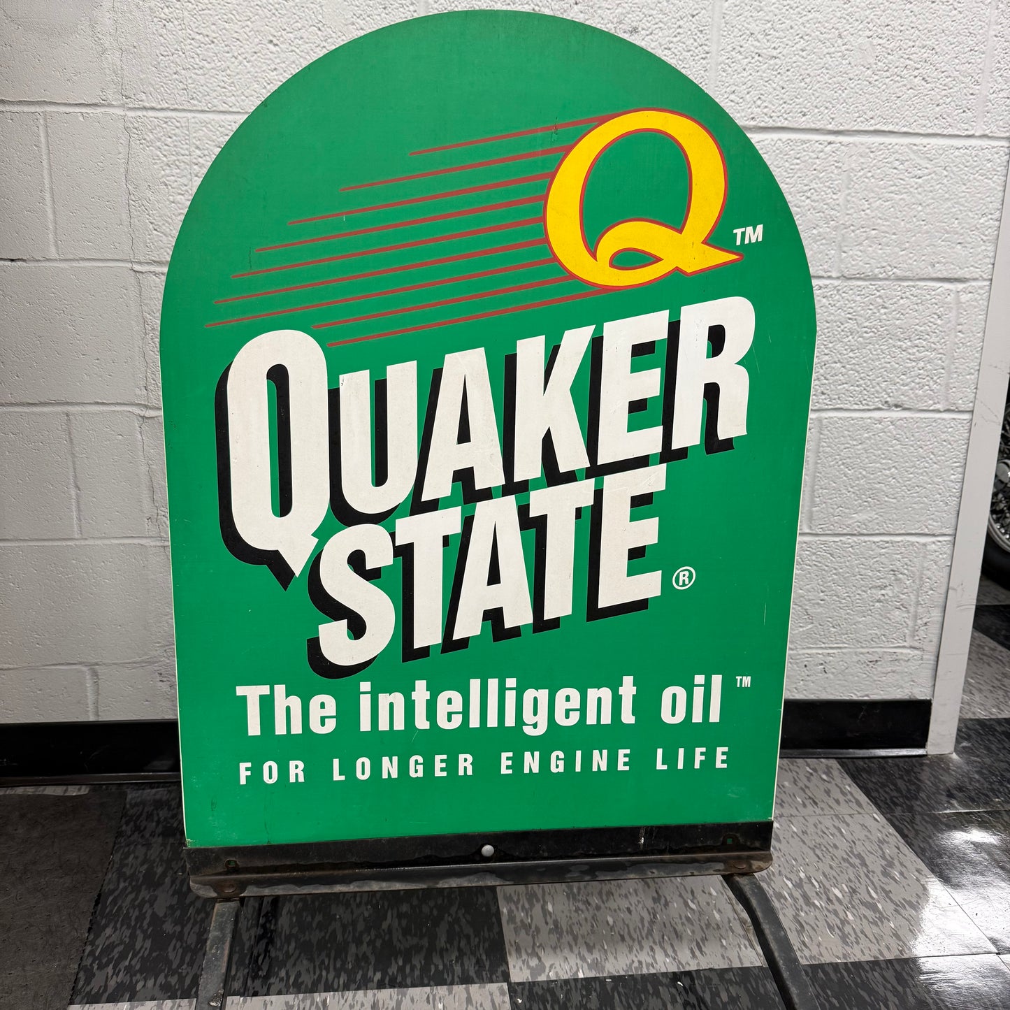 Quaker State Motor Oil Street Talker Sign
