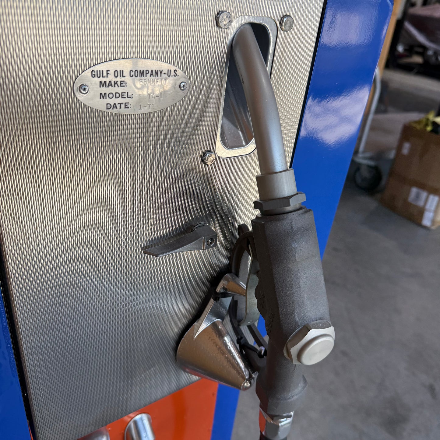 Vintage 1972 Gulf Oil Gas Pump - Restored
