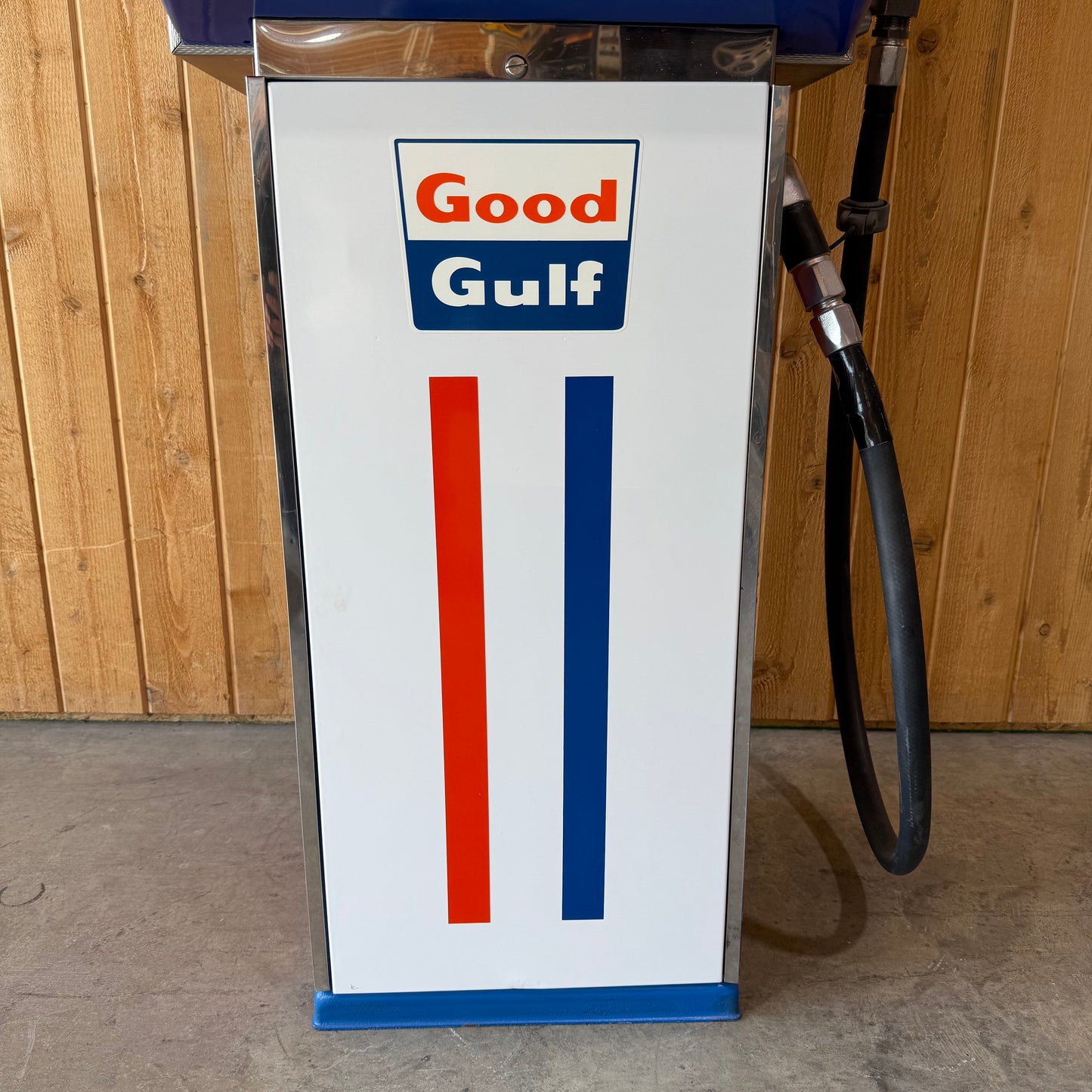 Vintage 1972 Gulf Oil Gas Pump - Restored