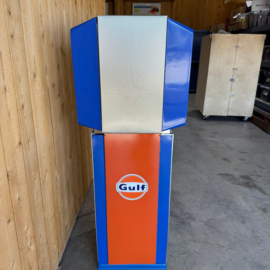 Vintage 1972 Gulf Oil Gas Pump - Restored