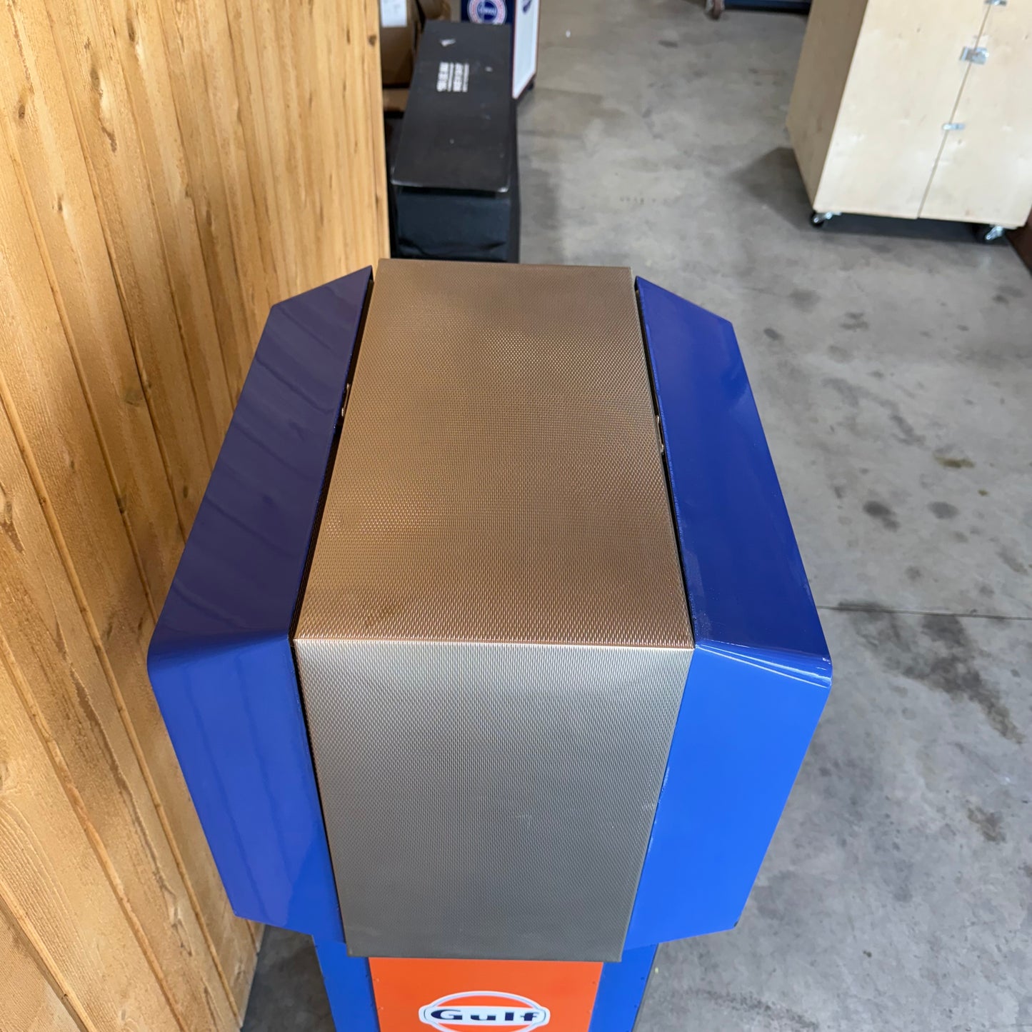 Vintage 1972 Gulf Oil Gas Pump - Restored