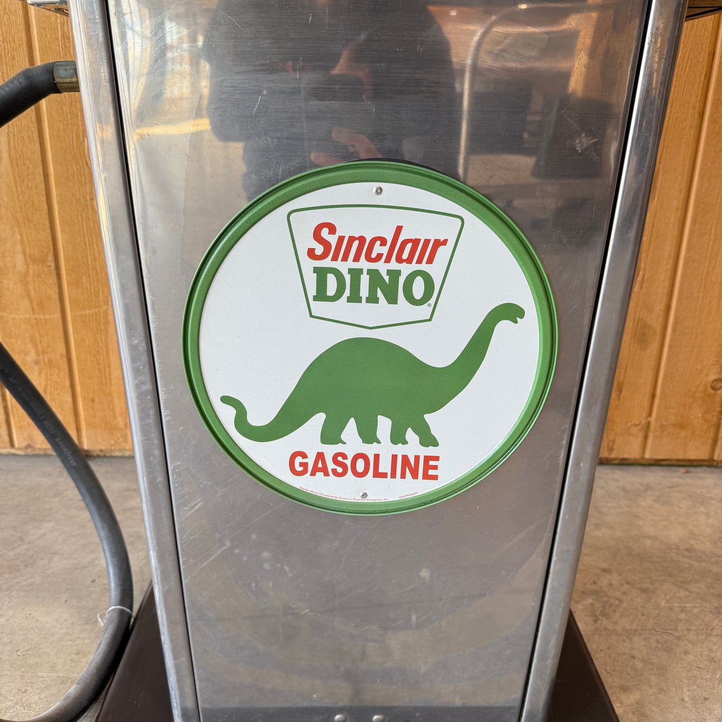 Un-Restored Sinclair Gas Pump