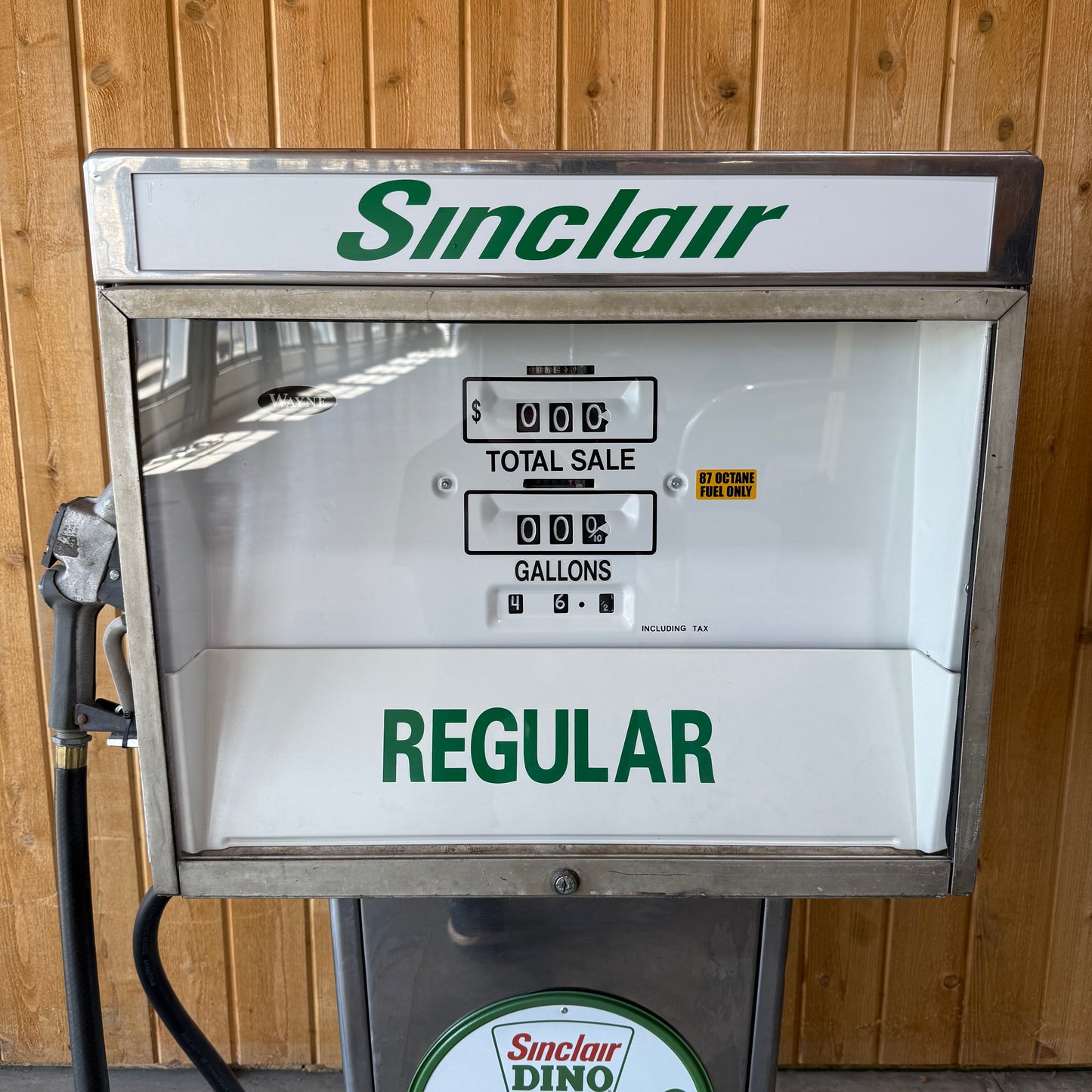 Un-Restored Sinclair Gas Pump