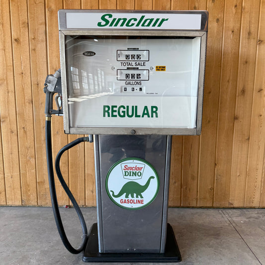 Un-Restored Sinclair Gas Pump
