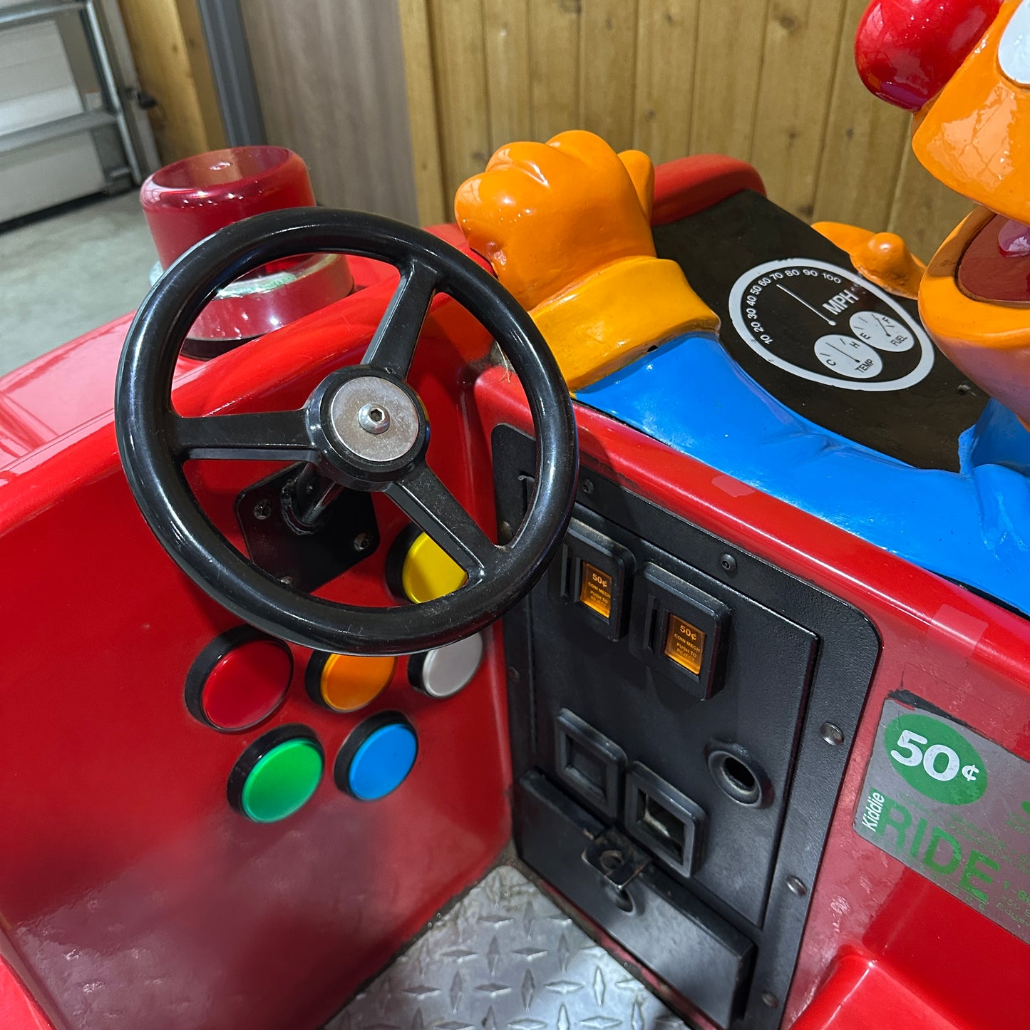 Sesame Street Fire Truck Kiddie Ride