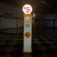 Restored Gilbert & Barker 105 Clock Face Gas Pump