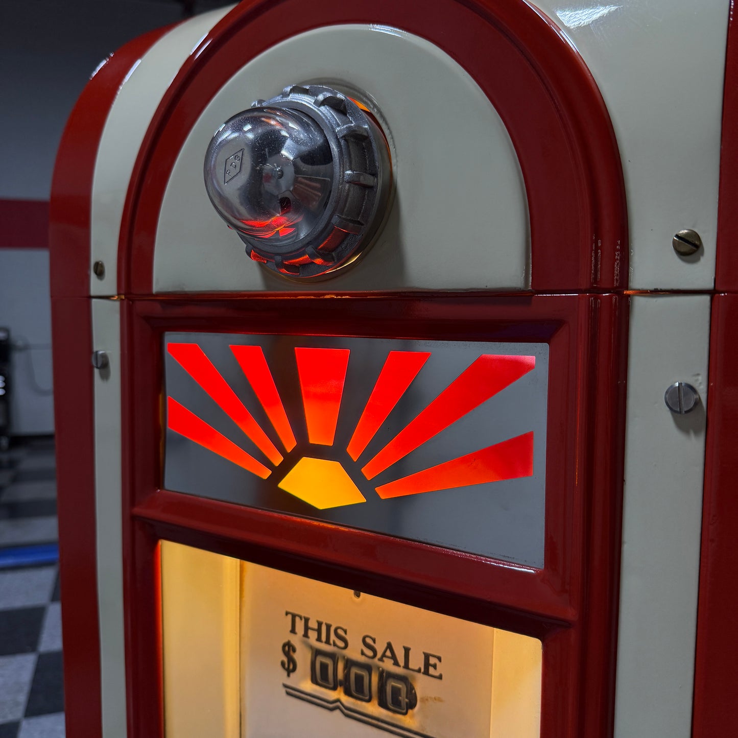 Restored Wayne 60 Gas Pump - Gilmore Colors