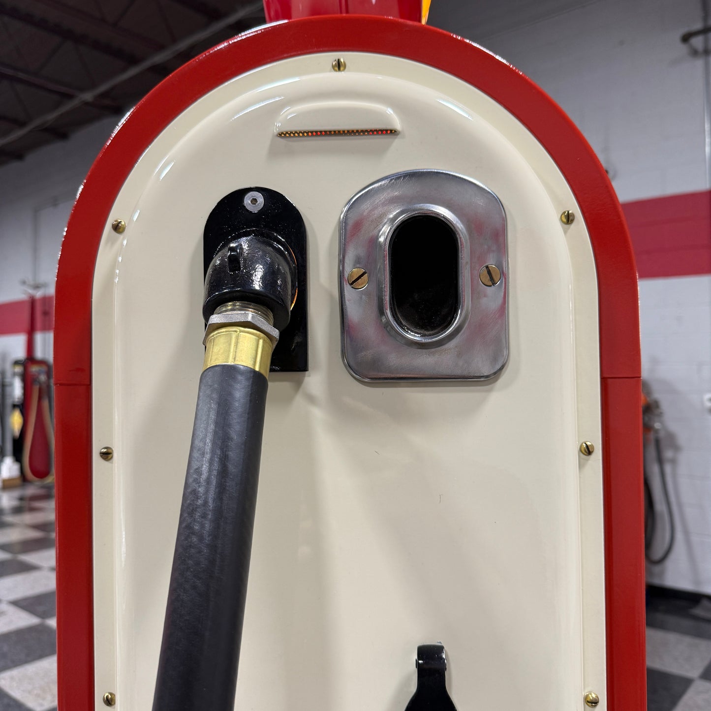 Restored Wayne 60 Gas Pump - Gilmore Colors