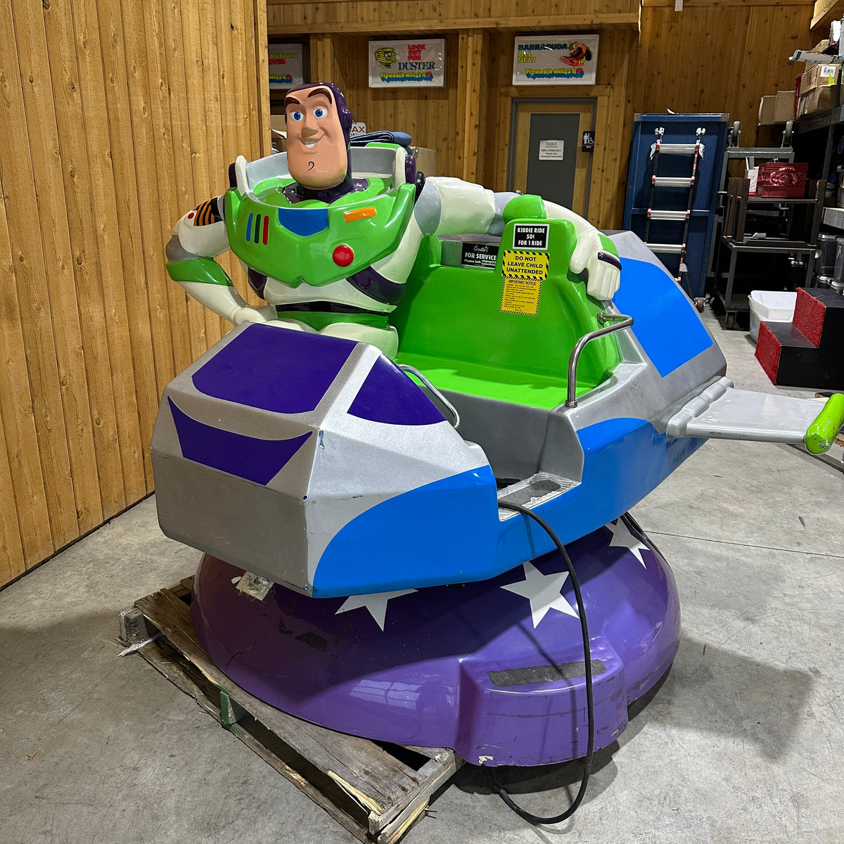 Buzz Lightyear Coin-operated Kiddie Ride. – MAXmotive LLC