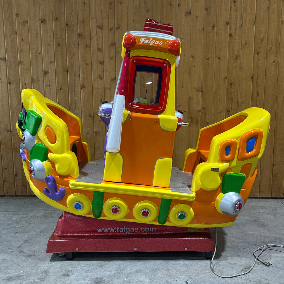 Falgas Rides Falgas Pirate Ship Coin-operated Kiddie Ride – MAXmotive LLC