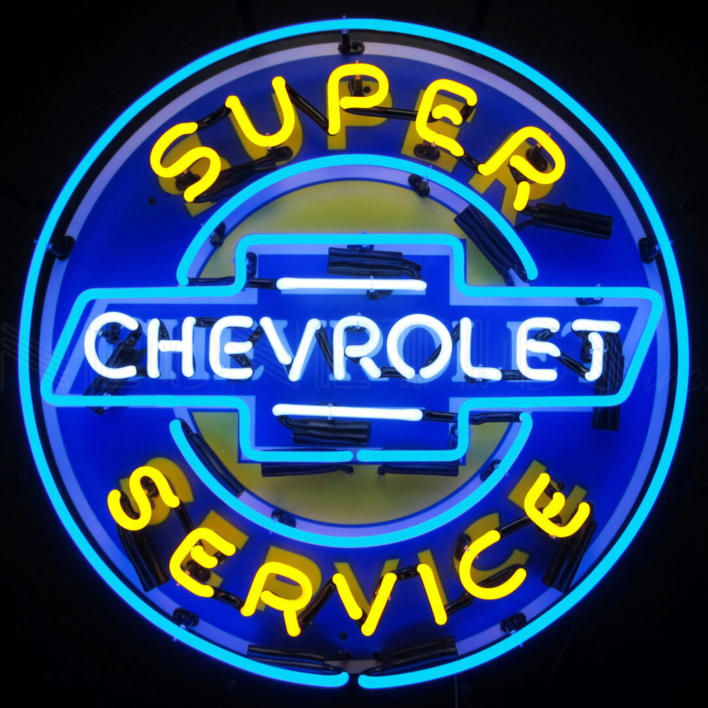 Super Chevy Service Standard Neon