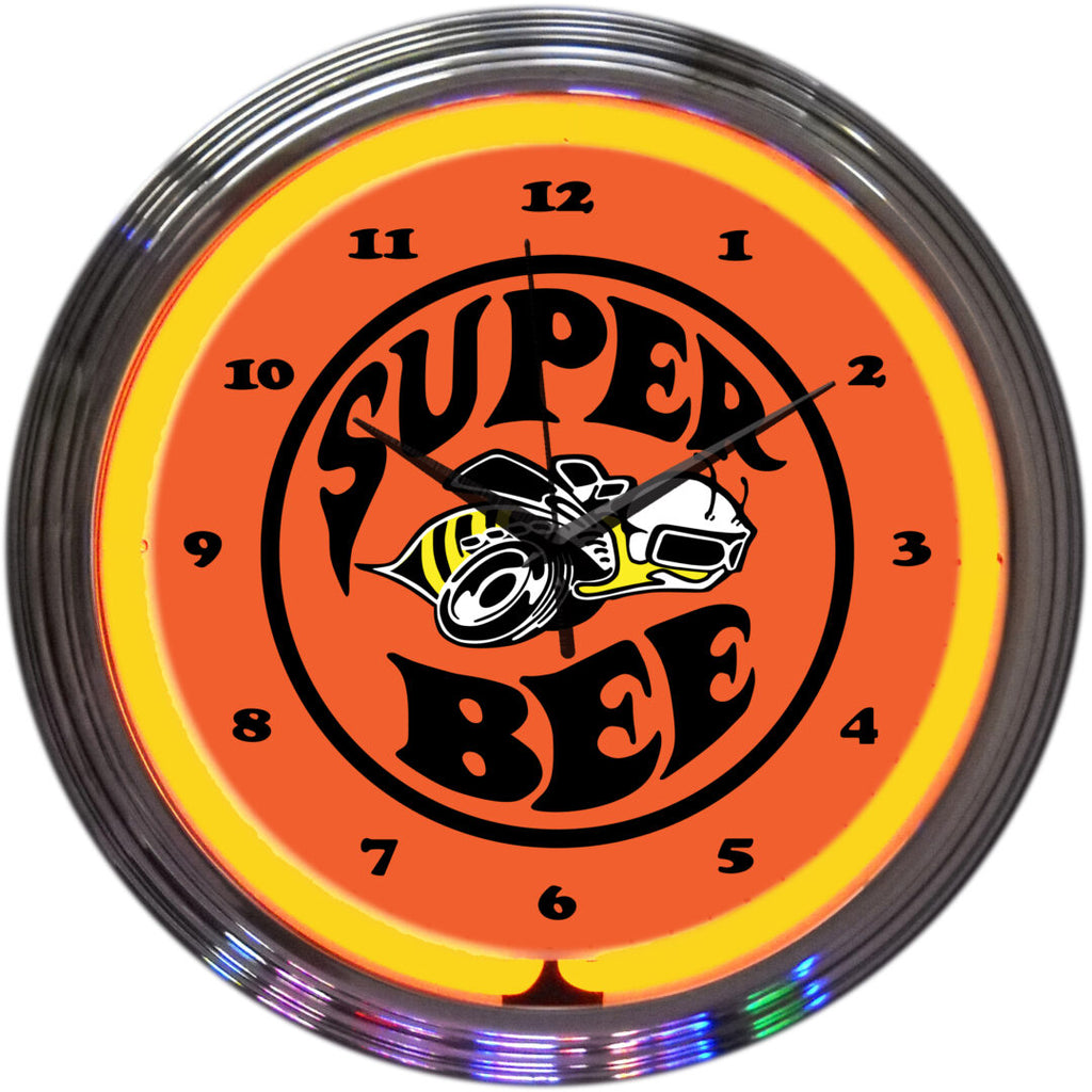 Super Bee Neon Wall Clock