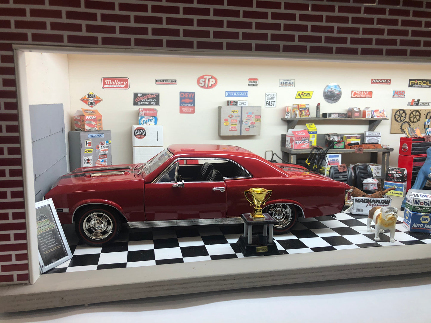 Before & After - Chevelle Garage Diorama