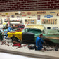 57 Chevys Before & After Garage - Diorama