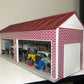 57 Chevys Before & After Garage - Diorama