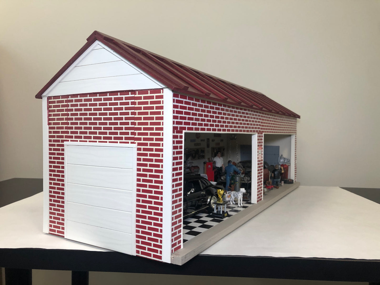 Chevy Camaro Before & After Garage - Diorama