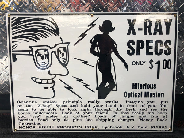 X-ray Specs Sign