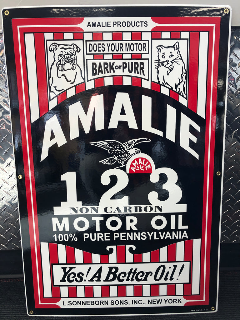 Amalie Oil Sign