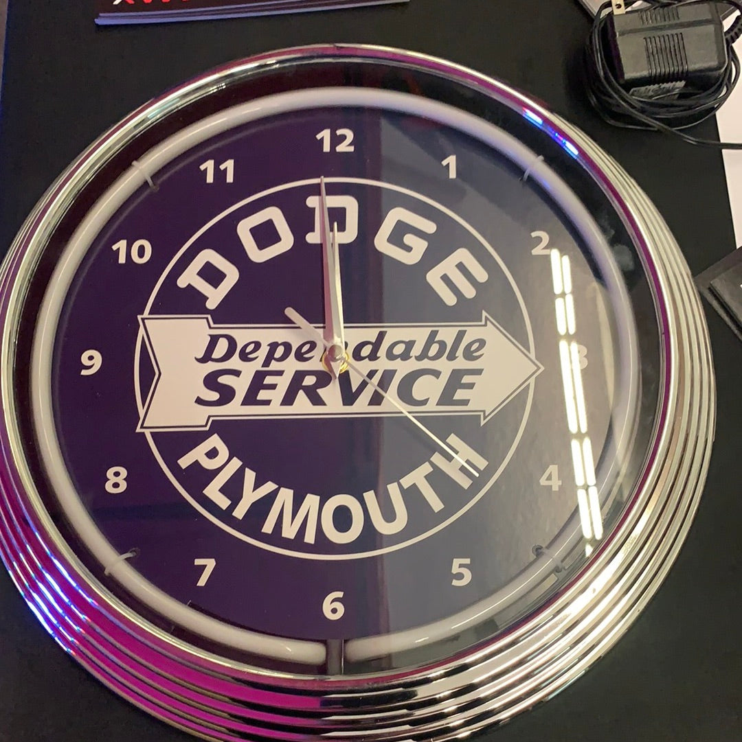 Dodge dependable service clock