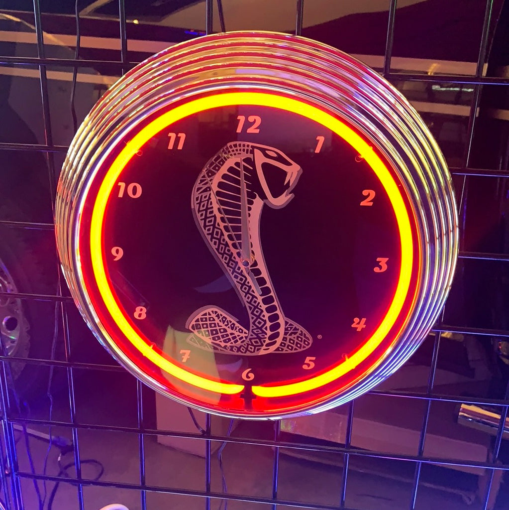 Cobra neon clock