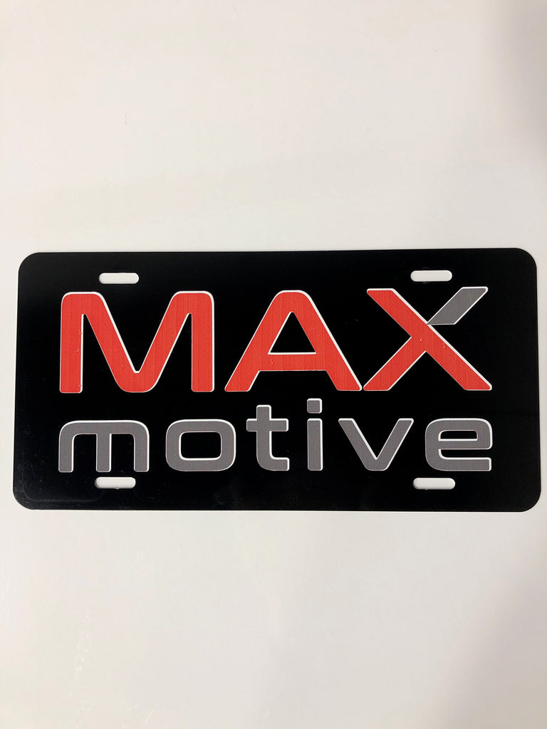 MAXmotive License Plate